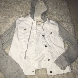 nwot White and gray jacket
